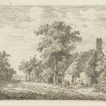 Landschap bij Haarlem met boerderijen (1792)