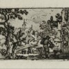 Gegevens Close Collectie Voorhelm Schneevoogt Inventarisnummer NL-HlmNHA_1477_53011760 Beschrijving Dorpsgezicht bij een herberg. Voor de herberg staat een reiziger met manden. In de halfgeopende deur van de herberg staat een wijzende vrouw. Op de achtergrond huisjes en een kerktoren. Prenttekening, vernis mou en aquatint. Fotonummer NL-HlmNHA_1477_53011760 Documenttype Historieprenten, tekeningen en foto's Vervaardiger Serné, Adrianus (1773-1853) Annotaties Afmeting is beeldmaat. Bladmaat is 6,9 x 8,7 cm. Begindatum 1782 Einddatum 1837 Techniek Grafiek Drukwerk Afmeting hoogte (cm) 4 Afmeting breedte (cm) 6,2 Trefwoorden herbergen