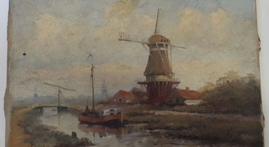 Schilderij van P. Serné