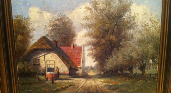 Schilderij van P. Serné