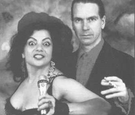 Rodolphe Lèon Serné en Lucienne Raphael cabaretcombinatie: L'Amour Ravissant