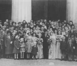 The wedding of John Bernard Serne & Nellie Gaywood (1946)